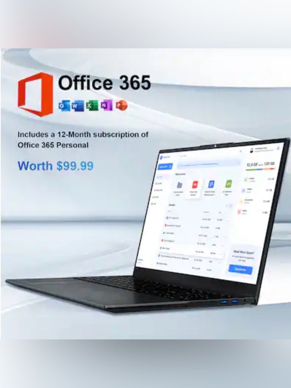 17.6" Arctic Gray Laptop - Alder Lake N95, 16GB, 512GB SSD Windows 11 - Picture 5 of 9